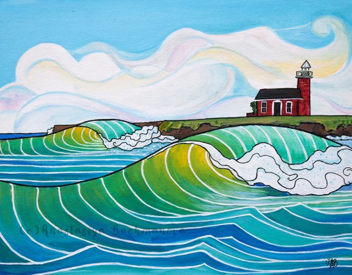 Follow the Sun Art Watercolor Paintings